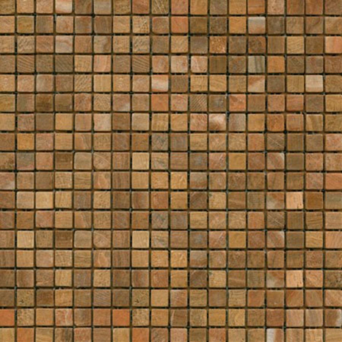 E-shop Kamenná mozaika Premium Mosaic Stone oranžová 30x30 cm mat STMOS15ORW