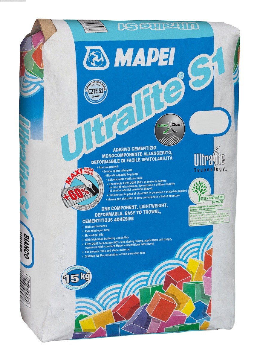 E-shop Lepidlo Mapei Ultralite S1 šedá 15 kg C2TE S1 ULTRALITES1