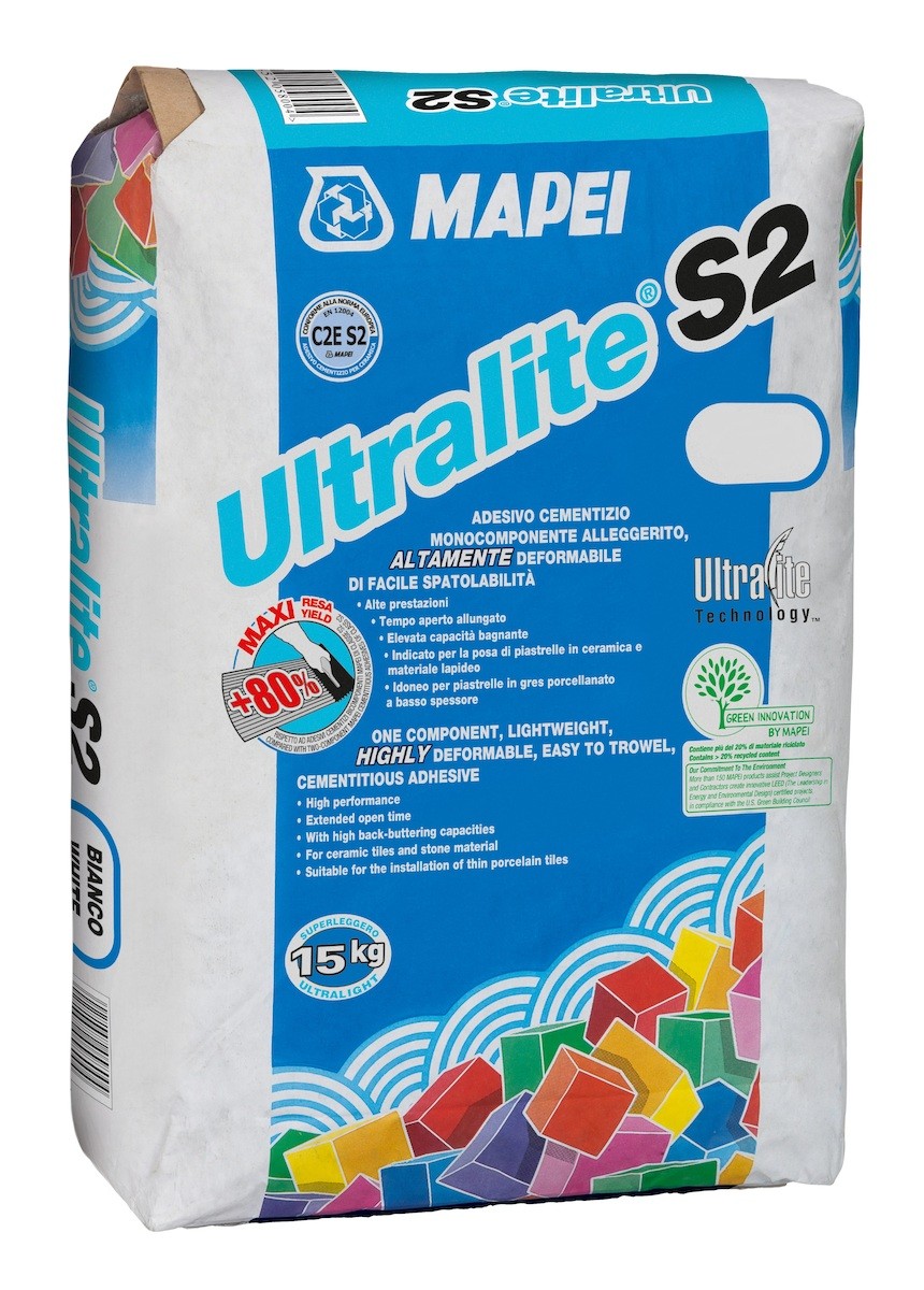 E-shop Lepidlo Mapei Ultralite S2 šedá 15 kg C2TE S2 ULTRALITES2