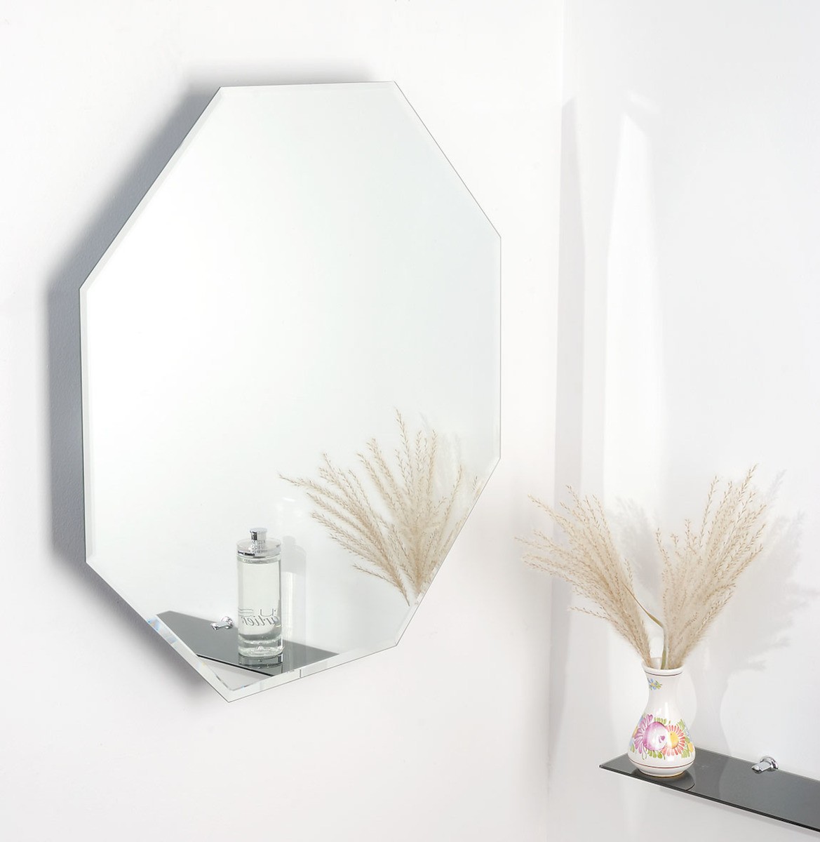 E-shop Zrcadlo s fazetou Amirro Diamant 50x50 cm 505-08F